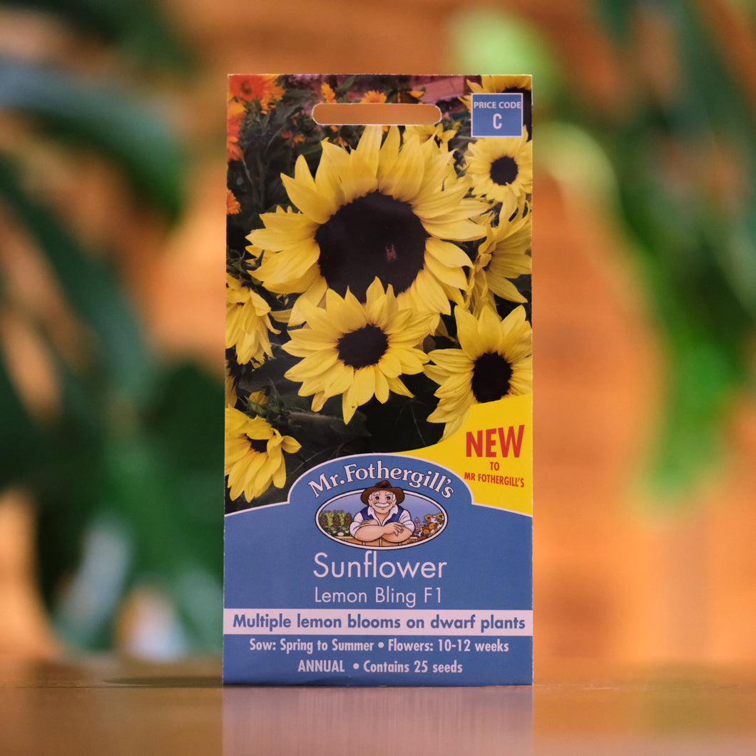 Sunflower 'Lemon Bling F1' seeds