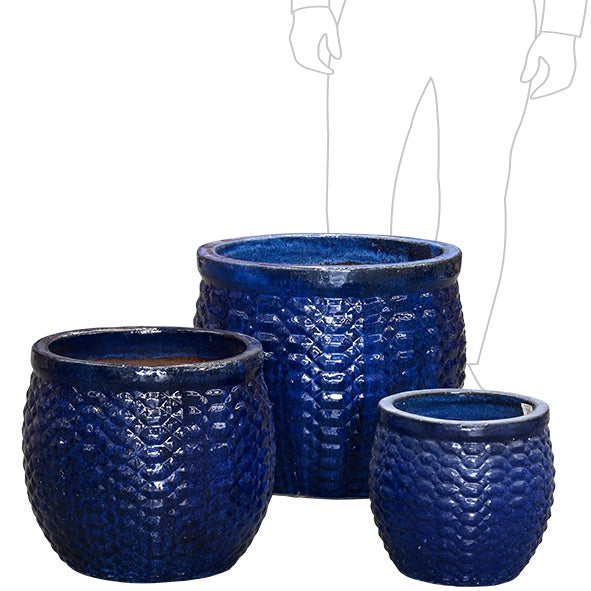 Vedette Pot - Falling Blue