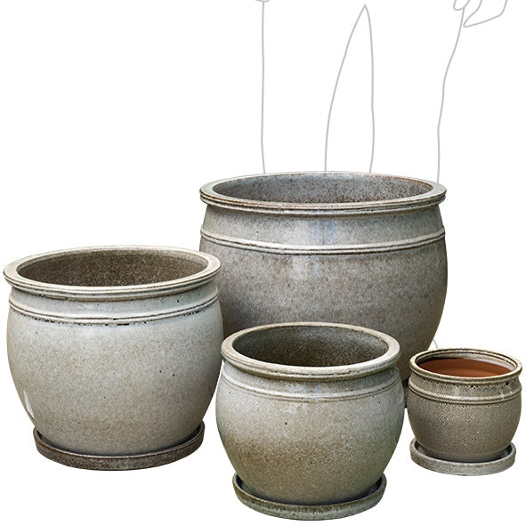 Magnum Planter & Saucer - Safari