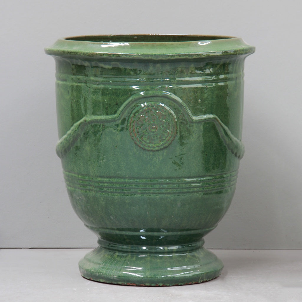 Silk Road Grass Green French Style Urn