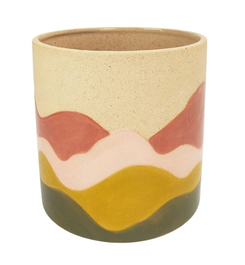 Adele Planter Pink & Green