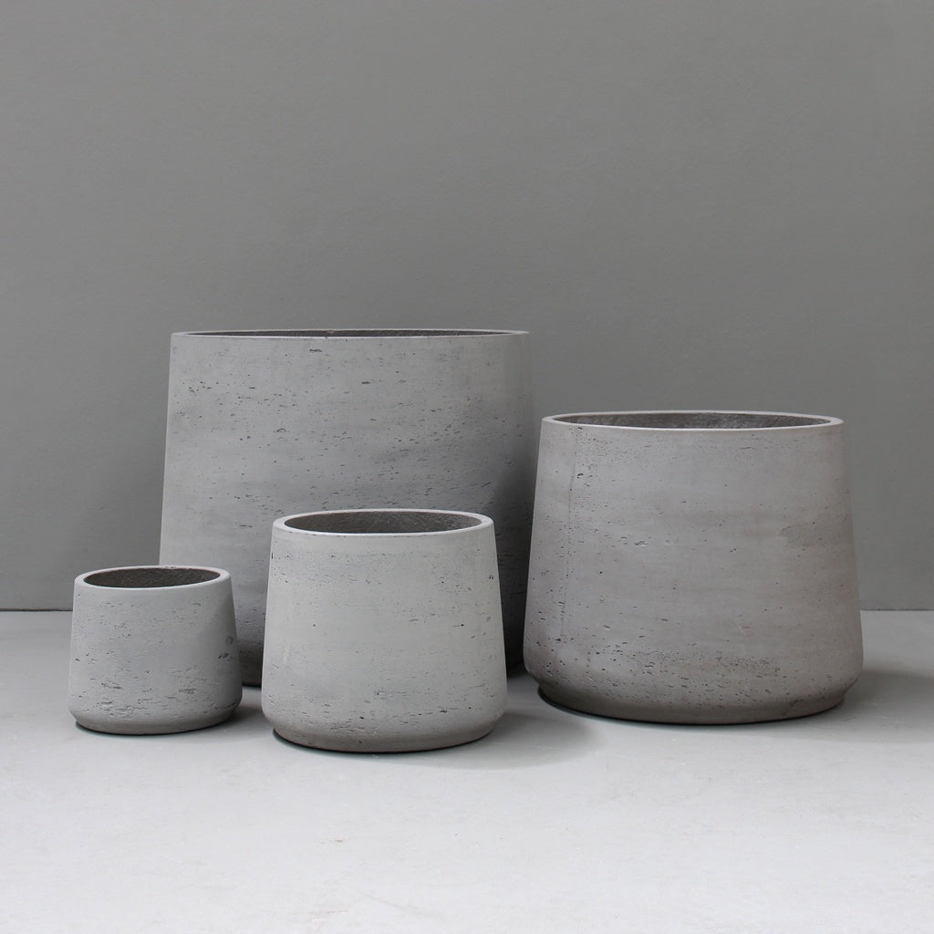 Modcrete Range Natural Memphis Pot (Grey)