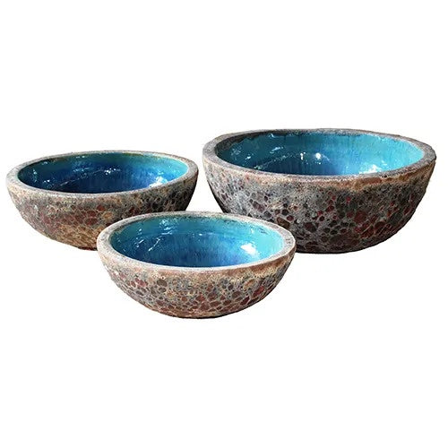 Lotus Water Bowl Rust