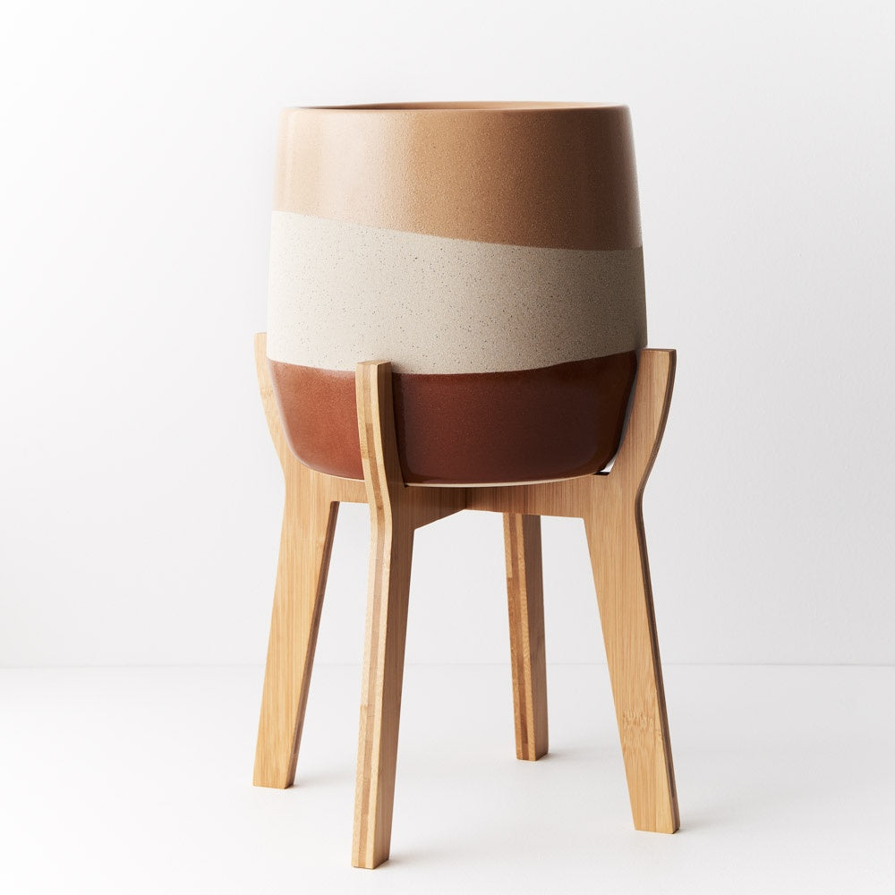 Pot Odetto with Stand Tangerine