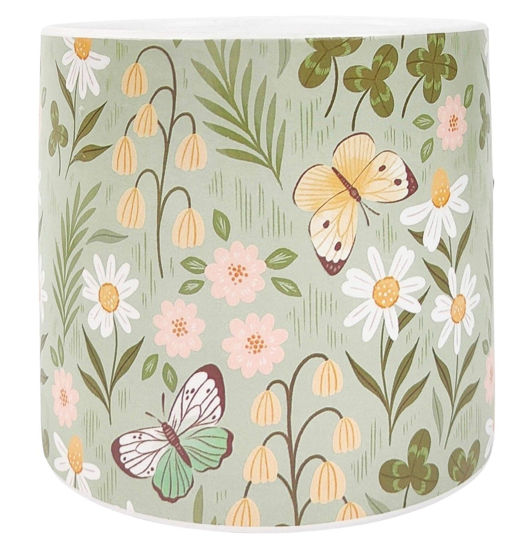 Melissa Floral Butterfly Planter Green