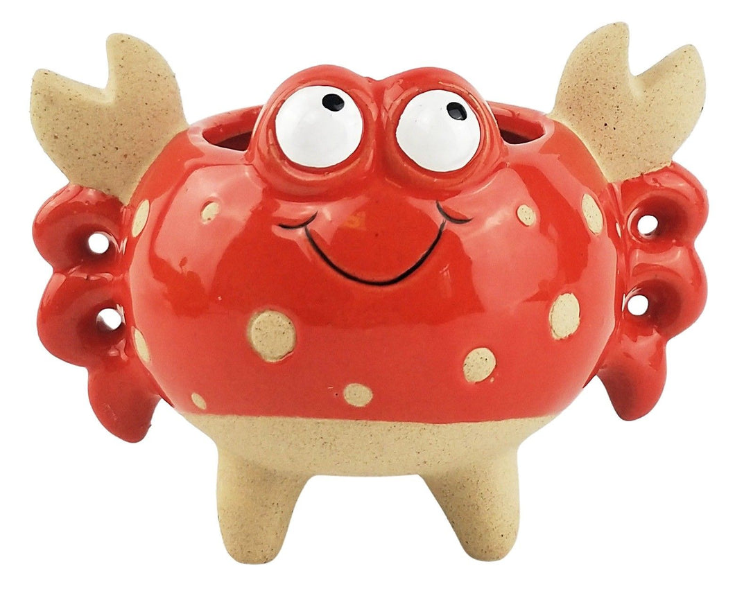 Crab Planter Red