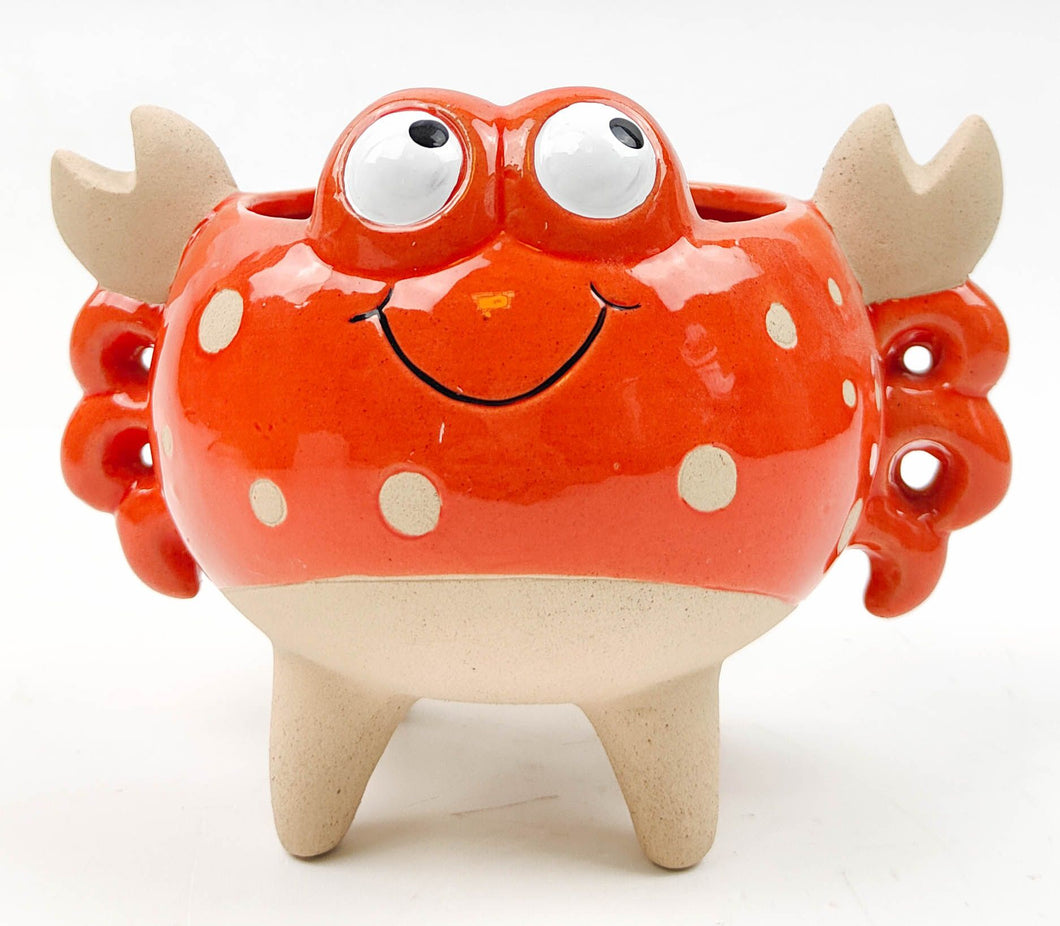 Crab Planter Orange